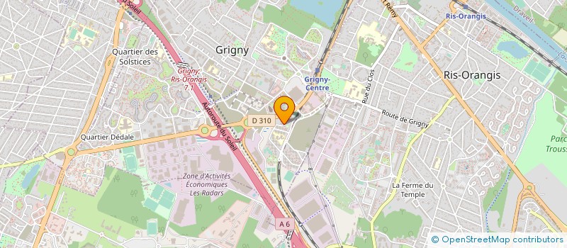 localisation de l'entreprise SYND COPR DU 2 6 RUE LAURISTON 91 GRIGNY à GRIGNY