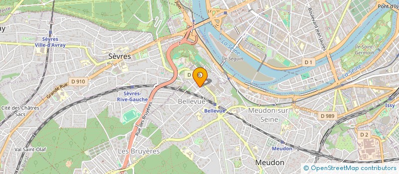 localisation de l'entreprise SYND COPR DU 2 A 4 RUE DU 11 NOVEMBRE à MEUDON