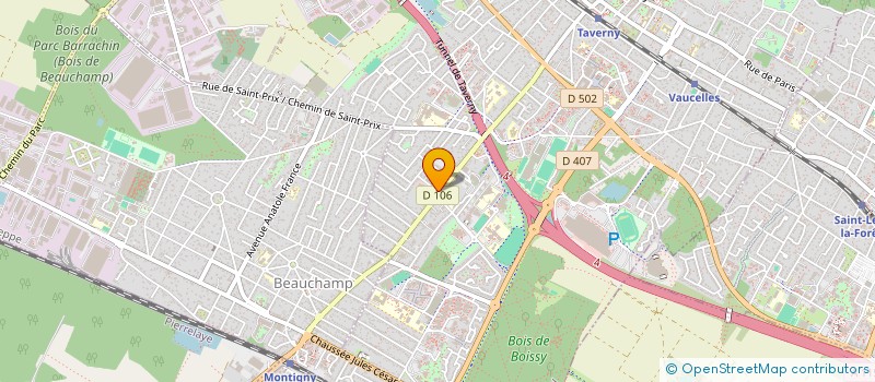 localisation de l'entreprise SYND.COPR. DU 2 AV. DE VERDUN   RESID. V à TAVERNY