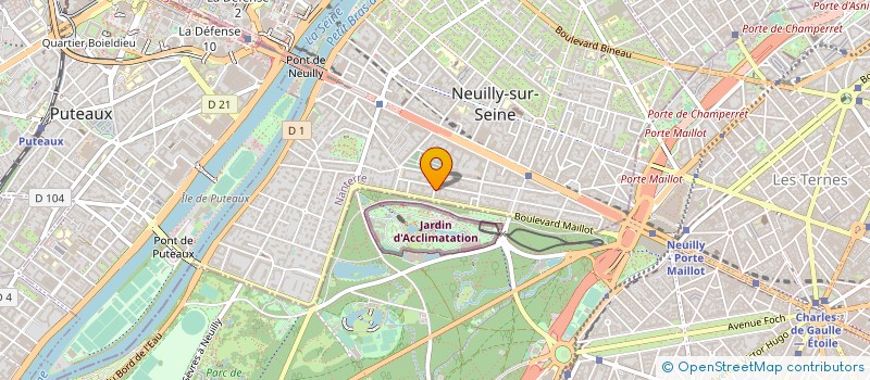 localisation de l'entreprise SYND.COPR. DU 2 B. RUE DELEAU 92 NEUILLY à NEUILLY SUR SEINE