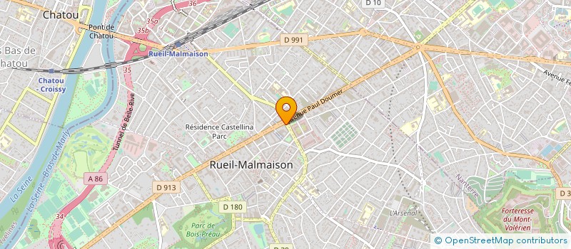 localisation de l'entreprise SYND COPR DU 2 BD DE L HOPITAL STELL 92 à RUEIL-MALMAISON