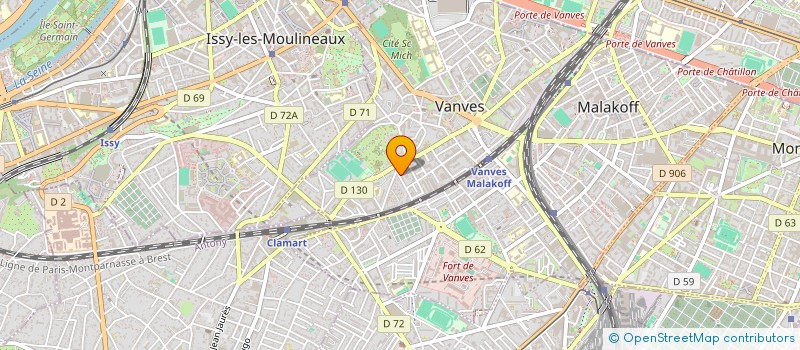 localisation de l'entreprise SYND.COPR. DU 2 BIS 4 RUE DE    STALINGR  VANVES