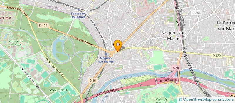 localisation de l'entreprise SYND COPR DU 2 BIS PL DU MAL LECLERC à NOGENT-SUR-MARNE