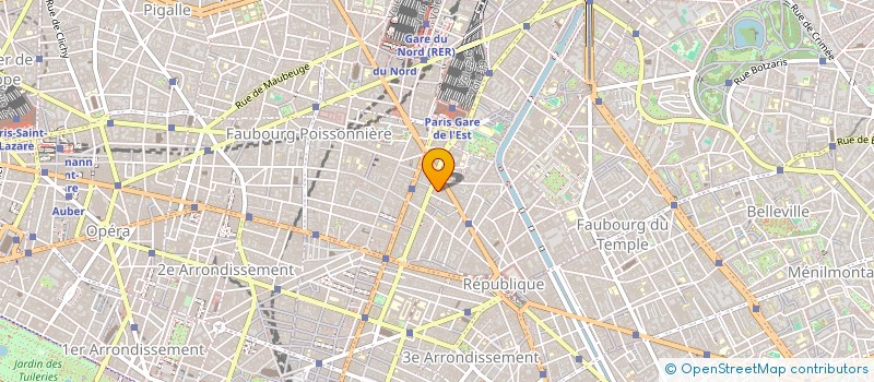 localisation de l'entreprise SYND.COPR. DU 2 CITE SAINT      MARTIN 7  PARIS