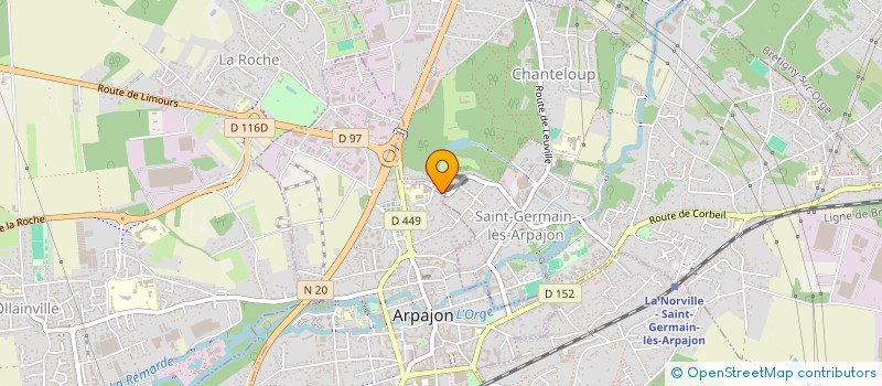 localisation de l'entreprise SYND COPR DU 2 DOMAINE CHANTELOUP 91 ST  ARPAJON