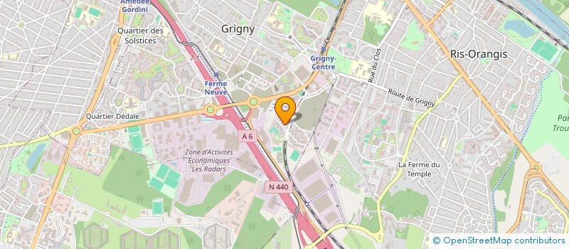 localisation de l'entreprise SYND COPR DU 2 DUR VICTOR 91 GRIGNY à GRIGNY