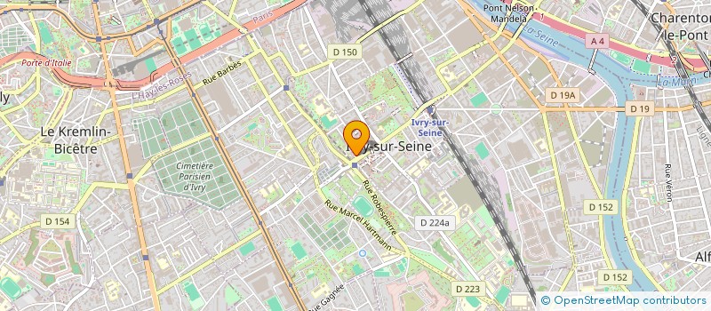 localisation de l'entreprise SYND COPR DU 2 R MARIE SORIN VITRY à IVRY-SUR-SEINE