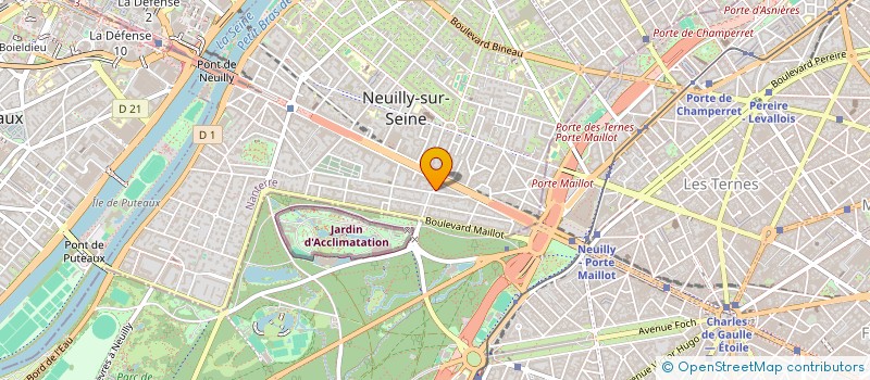 localisation de l'entreprise SYND.COPR. DU 2 RUE D ORLEANS 92 NEUILLY à NEUILLY-SUR-SEINE