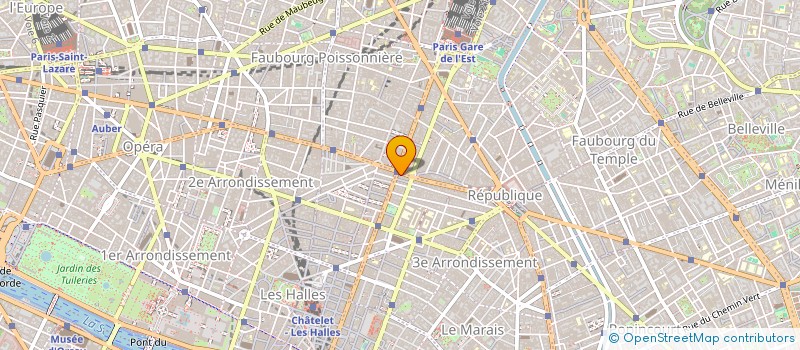 localisation de l'entreprise SYND.COPR. DU 2 RUE DE MULHOUSE P 2 REP  PARIS