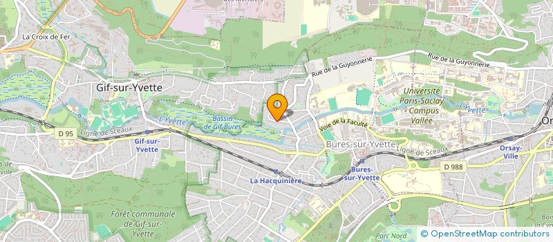 localisation de l'entreprise SYND.COPR. DU 2 RUE DE PARIS RESATALANTE  BURES-SUR-YVETTE