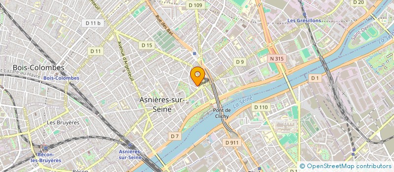 localisation de l'entreprise SYND COPR DU 2 RUE DE PRONY 92 ASNIERES à ASNIERES-SUR-SEINE