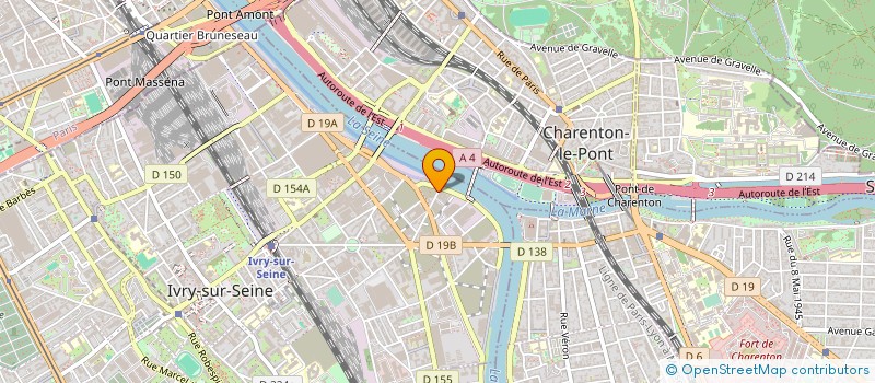 localisation de l'entreprise SYND.COPR. DU 2 RUE GALILEE à IVRY-SUR-SEINE