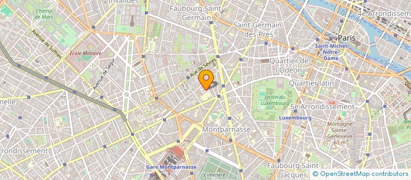 localisation de l'entreprise SYND.COPR. DU 2 RUE GERBILLON PARIS 6 RE  PARIS