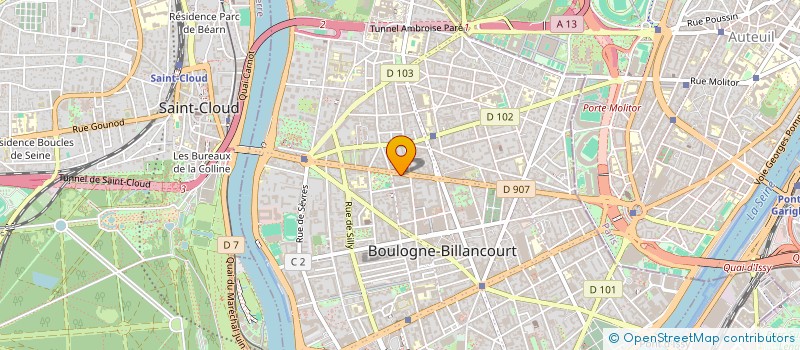 localisation de l'entreprise SYND COPR DU 2 RUE GUTEMBERG 92 BOULOGNE à BOULOGNE-BILLANCOURT