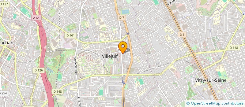 localisation de l'entreprise SYND COPR DU 2 RUE GUYNEMER  VILLEJUIF