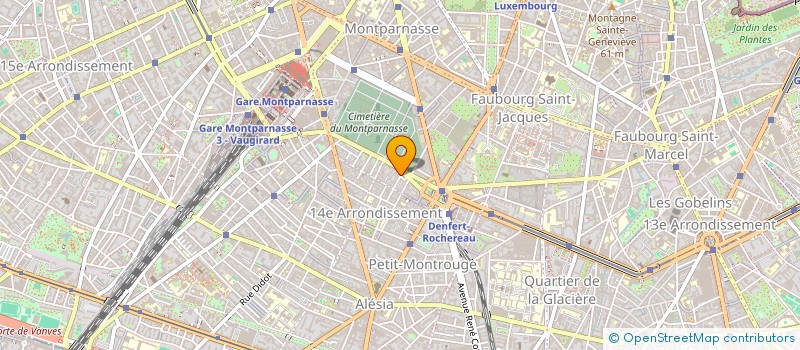 localisation de l'entreprise SYND COPR DU 2 RUE LALANDRE     75014 PA  PARIS