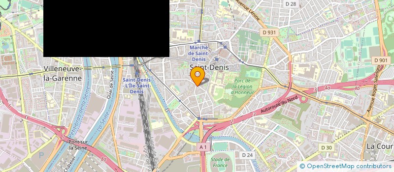 localisation de l'entreprise SYND COPR DU 2 RUE LANNE à SAINT-DENIS
