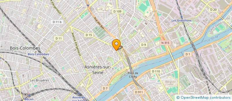 localisation de l'entreprise SYND.COPR. DU 2 RUE LIOUVILLE  ASNIERES-SUR-SEINE