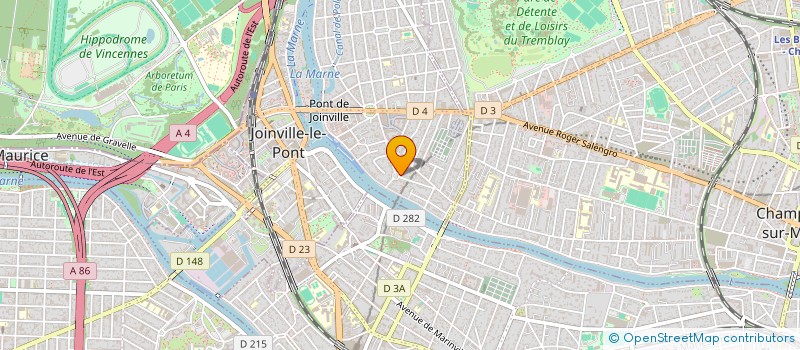 localisation de l'entreprise SYND.COPR. DU 2 SQUARE PALISSY  94 JOINV  JOINVILLE-LE-PONT