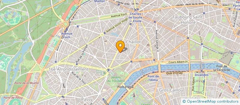 localisation de l'entreprise SYND.COPR. DU 2 VILLA BOISSIERE 75116 PA  PARIS