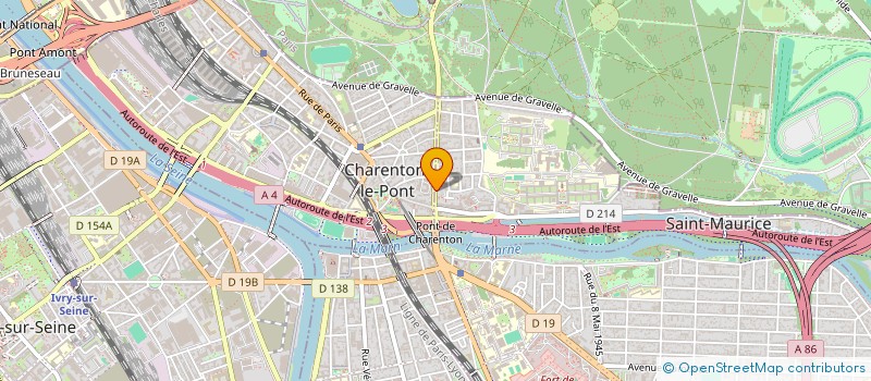 localisation de l'entreprise SYND COPR DU 20 AV DE LATTRE TASSIGNY à SAINT-MAURICE