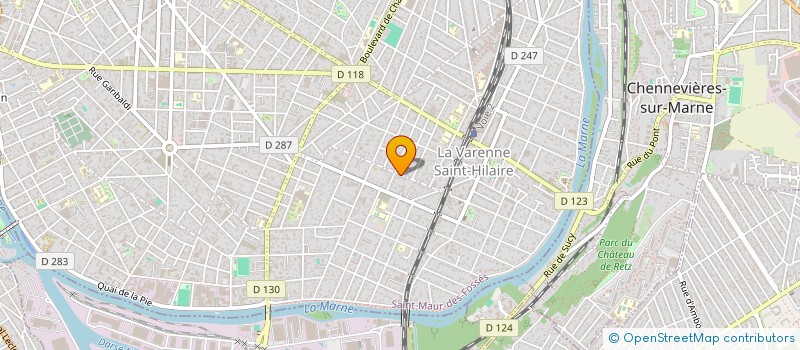 localisation de l'entreprise SYND.COPR. DU 20 AV DUVELLEROY  94 NOGEN à SAINT-MAUR-DES-FOSSES