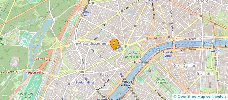 localisation de l'entreprise SYND COPR DU 20 BIS RUE         PETRARQU  PARIS