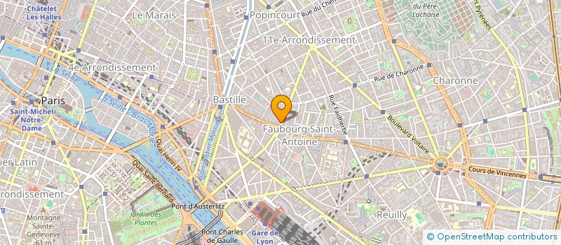 localisation de l'entreprise SYND.COPR. DU 20 RUE ABEL PARIS 12 REP P  PARIS