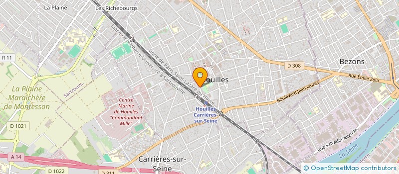 localisation de l'entreprise SYND.COPR. DU 20 RUE DE VERDUN  HOUILLES