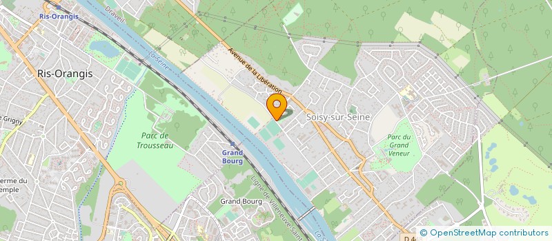 localisation de l'entreprise SYND.COPR. DU 20 RUE DU BAC DU  RIS 91 S à SOISY-SUR-SEINE