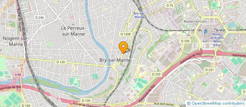 localisation de l'entreprise SYND.COPR. DU 20 RUE DU FOUR à BRY-SUR-MARNE