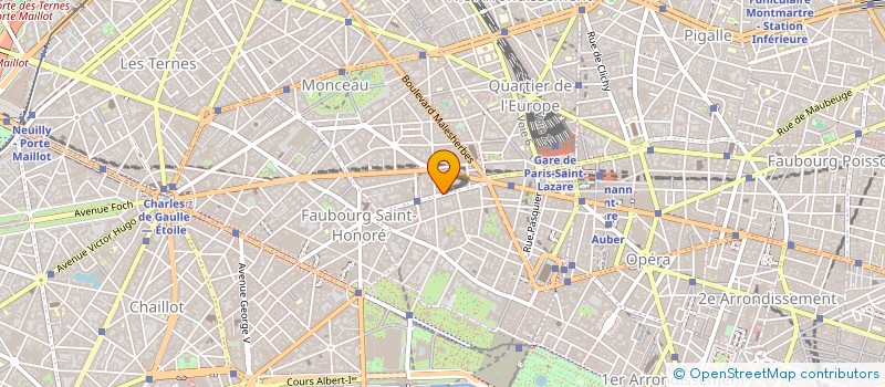 localisation de l'entreprise SYND.COPR. DU 20 RUE J JAURES   LES PRIM  PARIS