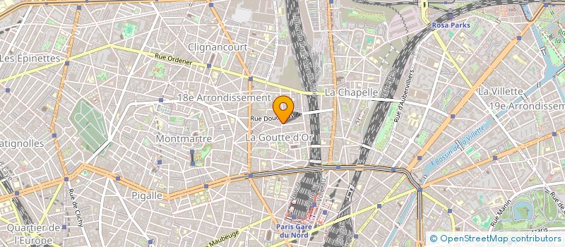 localisation de l'entreprise SYND.COPR. DU 20 RUE LEON PARIS 18 REP P  PARIS