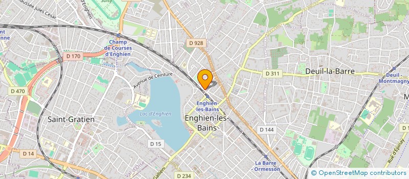 localisation de l'entreprise SYND COPR DU 206 AVENUE DE LA   DIVISION  ENGHIEN-LES-BAINS