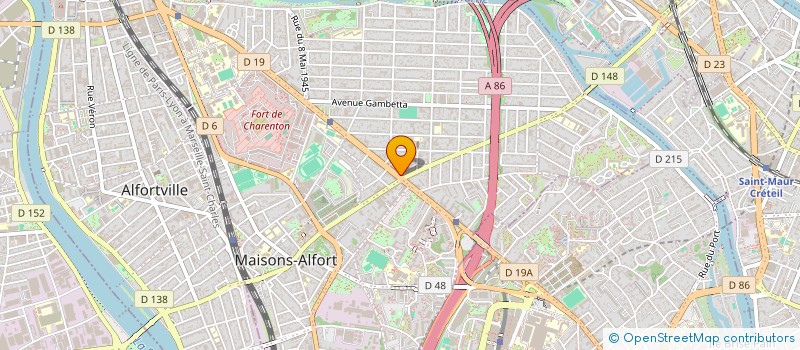 localisation de l'entreprise SYND.COPR. DU 209 AVENUE DU GENERAL LECL à MAISONS-ALFORT