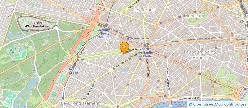 localisation de l'entreprise SYND COPR DU 21 AV FOCH 75016   PARIS RE  PARIS