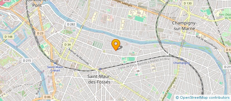localisation de l'entreprise SYND.COPR. DU 21 AVE AILANTES 94 SAINT M  SAINT-MAUR-DES-FOSSES