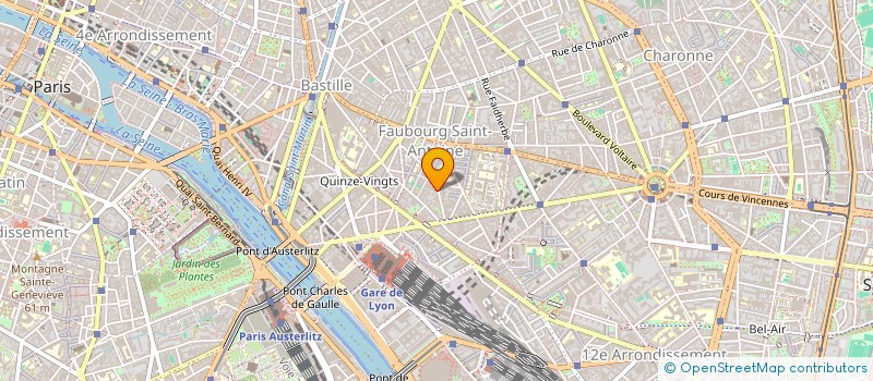 localisation de l'entreprise SYND.COPR.DU 21 RUE BECCARIA 75012 PARIS  PARIS