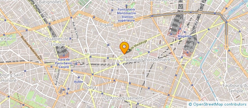 localisation de l'entreprise SYND.COPR. DU 21 RUE DE MAUBEUGE 75009 P  PARIS