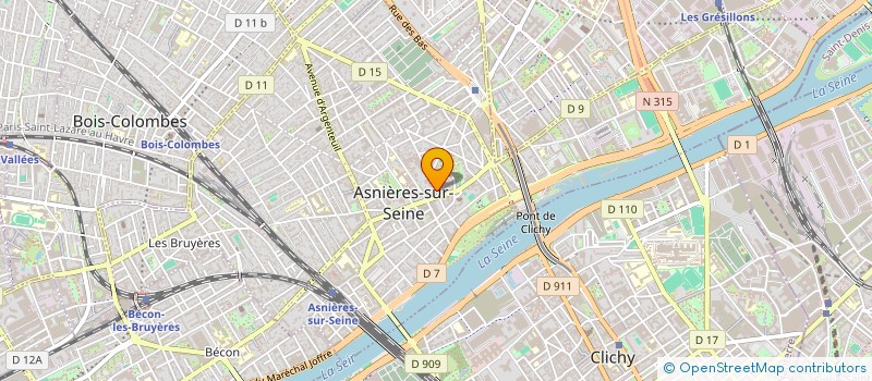 localisation de l'entreprise SYND.COPR. DU 21 RUE DE         NORMANDI  ASNIERES-SUR-SEINE