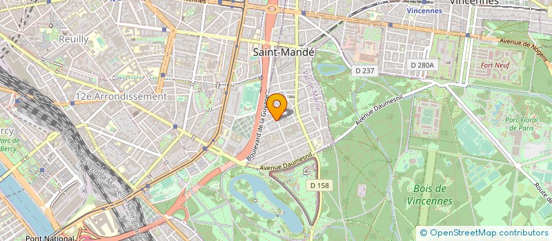 localisation de l'entreprise SYND.COPR. DU 22 AV ALPHAN 94 ST MANDE R à SAINT-MANDE