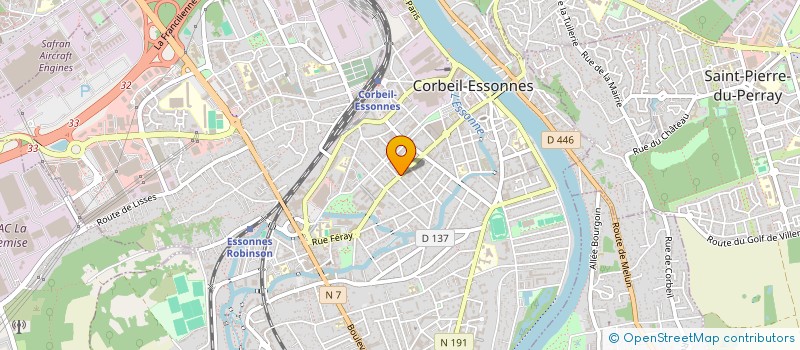 localisation de l'entreprise SYND.COPR. DU 22 AV. CARNOT 91 CORBEIL à CORBEIL-ESSONNES