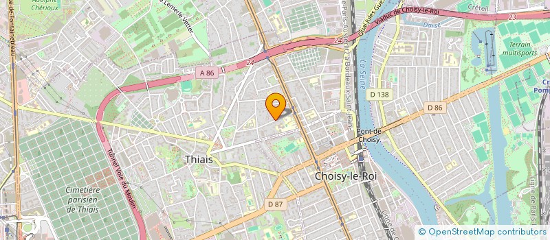 localisation de l'entreprise SYND COPR DU 22 AV HOCHE à THIAIS