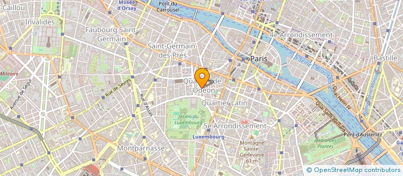 localisation de l'entreprise SYND.COPR. DU 22 RUE DE L'ODEON 75006 PA  PARIS