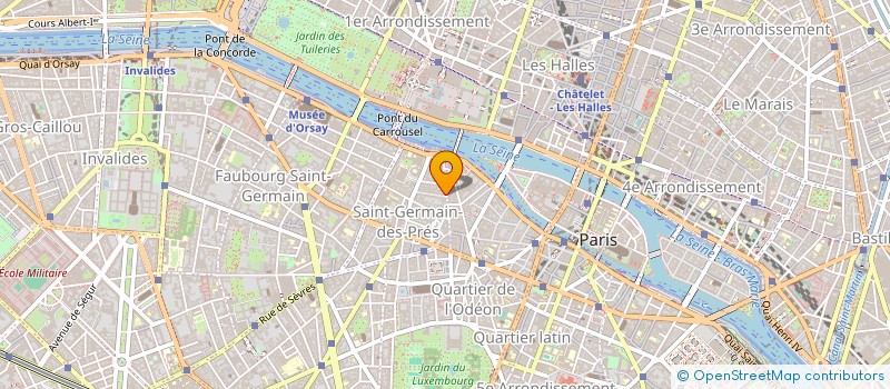 localisation de l'entreprise SYND.COPR. DU 22 RUE DE SEINE   75006 PA  PARIS