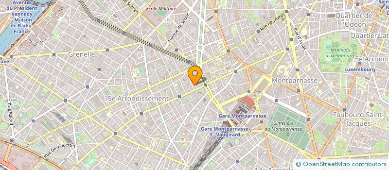 localisation de l'entreprise SYND COPR DU 22 RUE DE STAEL    75015 PA  PARIS 15