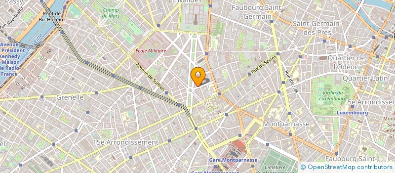 localisation de l'entreprise SYND COPR DU 22 RUE DUROC 75007 PARIS RE  PARIS