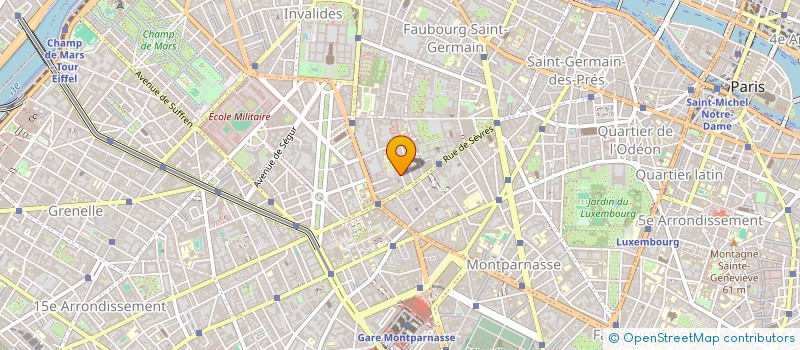 localisation de l'entreprise SYND.COPR. DU 22 RUE ROUSSELET  75007 PA  PARIS