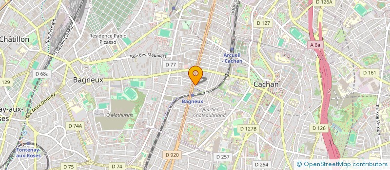 localisation de l'entreprise SYND.COPR. DU 23 25 R LAVOISIER à CACHAN