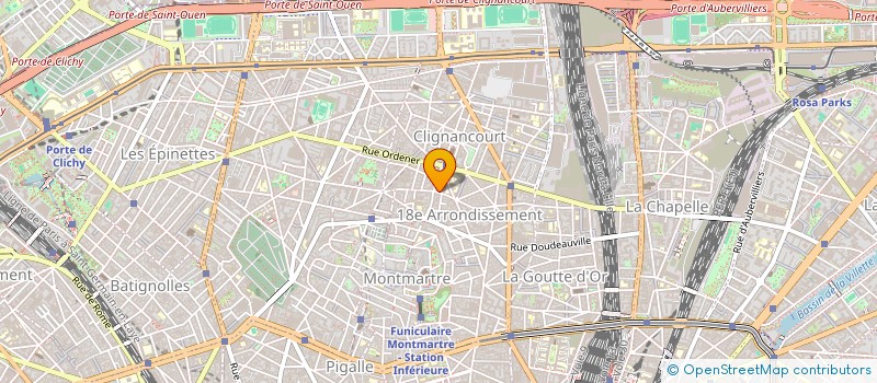 localisation de l'entreprise SYND.COPR. DU 23 25 RUE HERMEL  104 MARC  PARIS